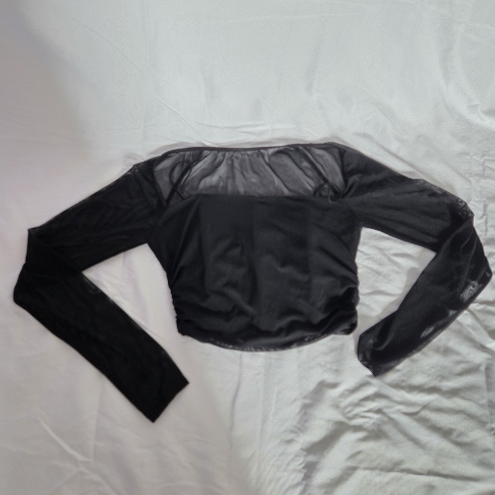 Elegant Black Long Sleeve Top